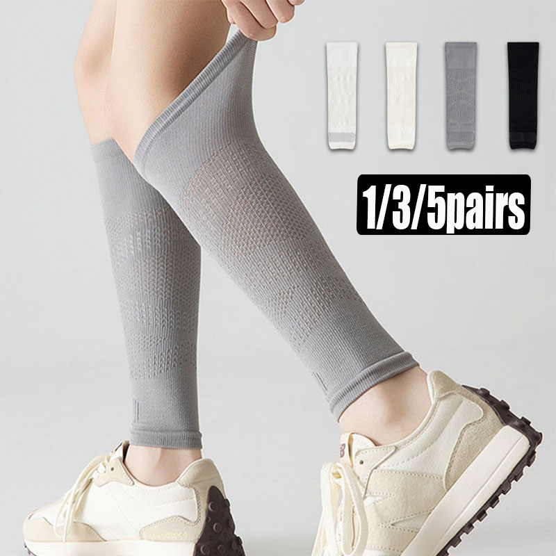 Compression Sleeve Calf - 1/3/5 Pairs Calf Compression Sleeves women