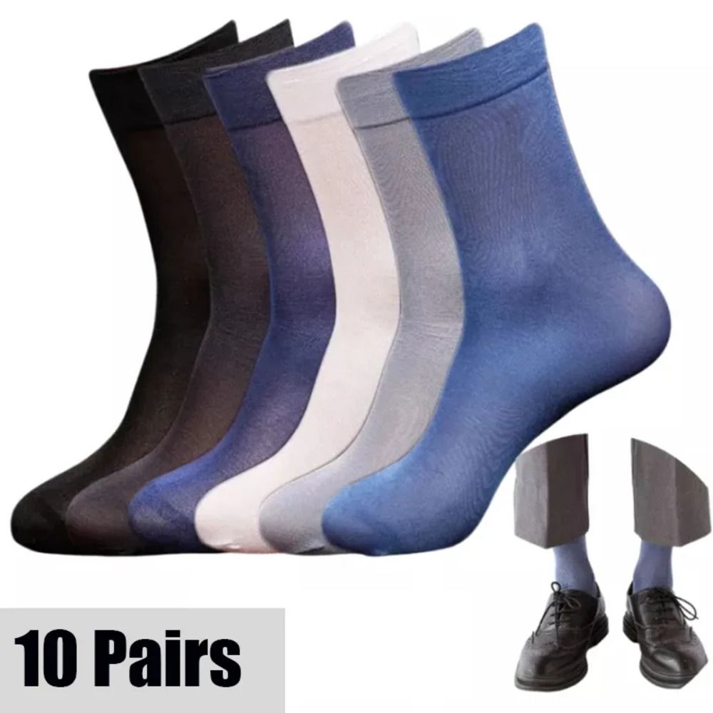 10pairs New Breathable Men Ice - Silk Sock Bamboo review and price