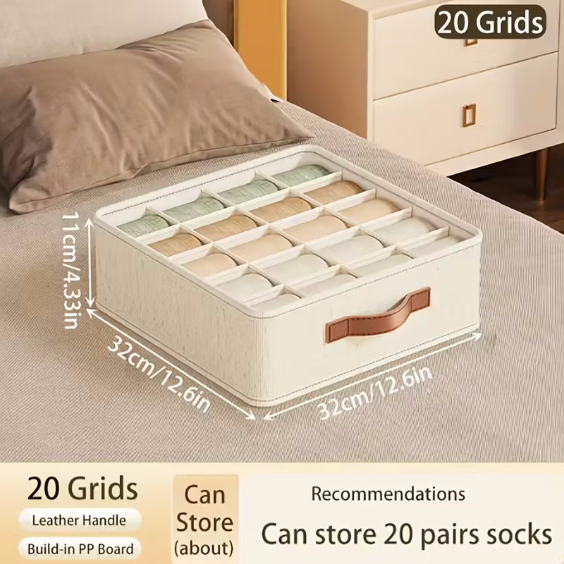 1-5PCS Fabric Drawer Organizer - Sock Organizer Tray review and price