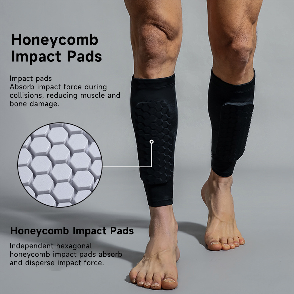 Thickened Soccer Shin Guards C - Compression Sleeve Calf review and price